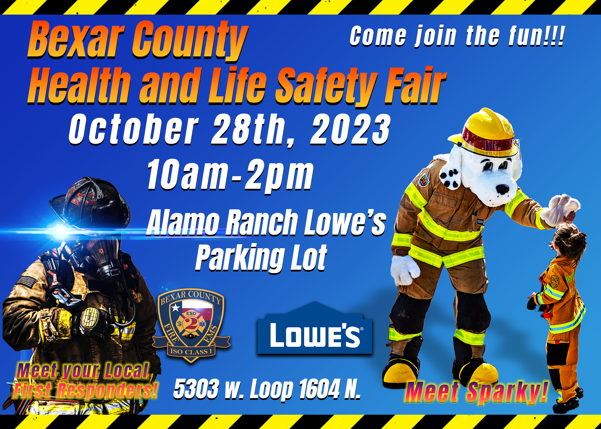 Health and life safety fair 2023 banner