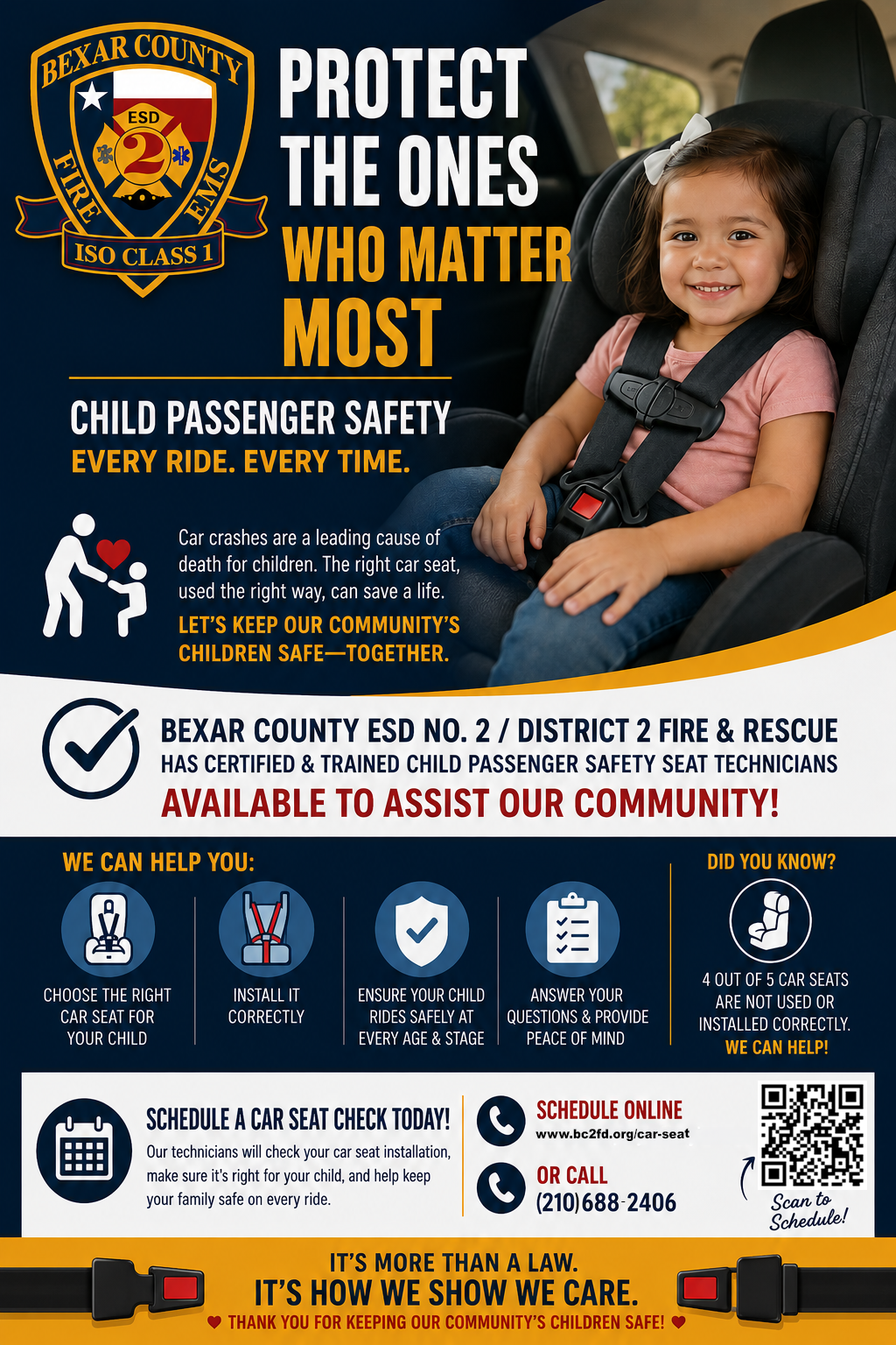 Child Passenger Safety PSA 2026 updated